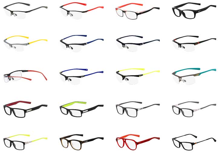 nike eyeglass frames